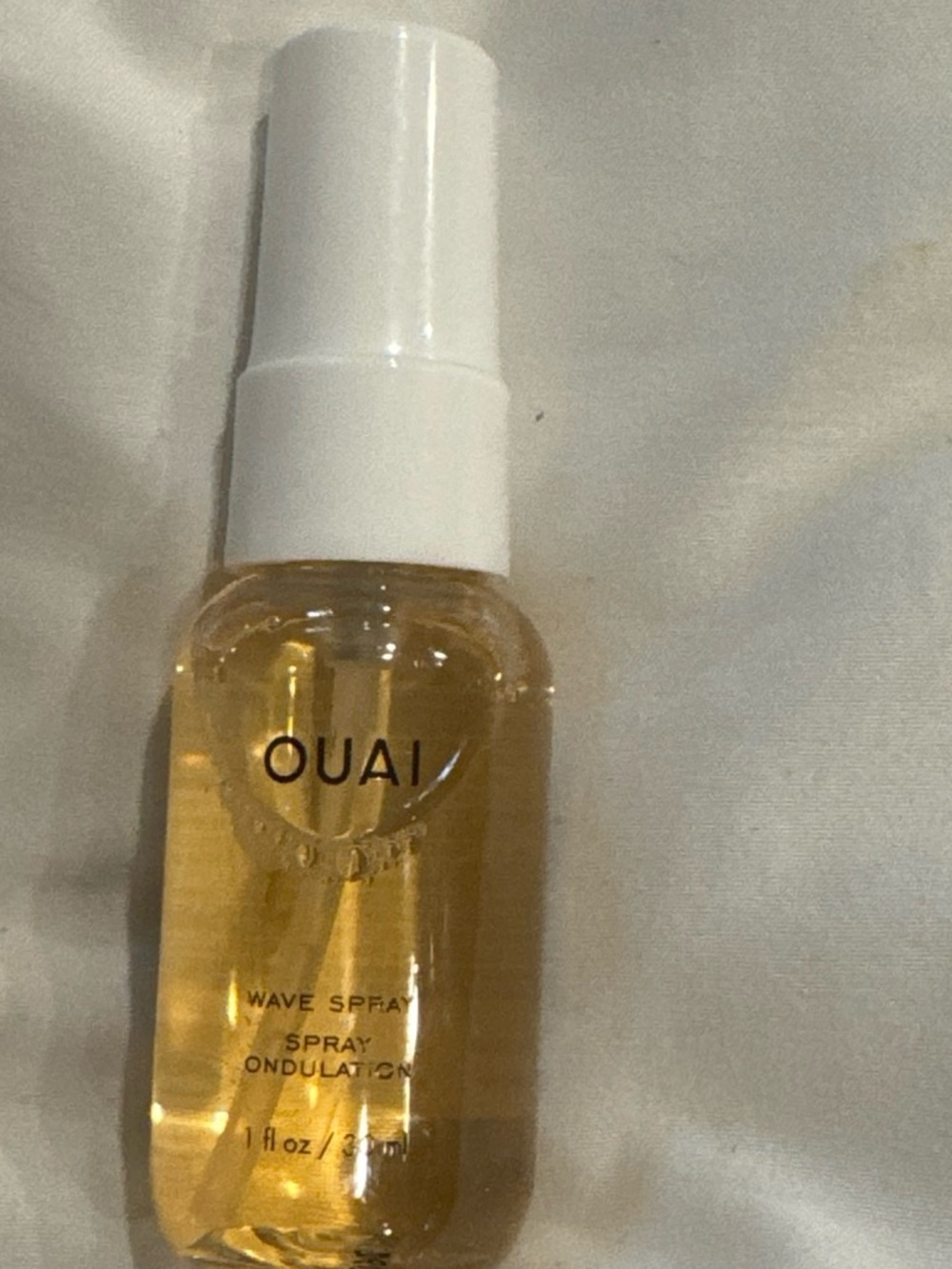 OUAI Wave Spray - White and Golden Travel Size